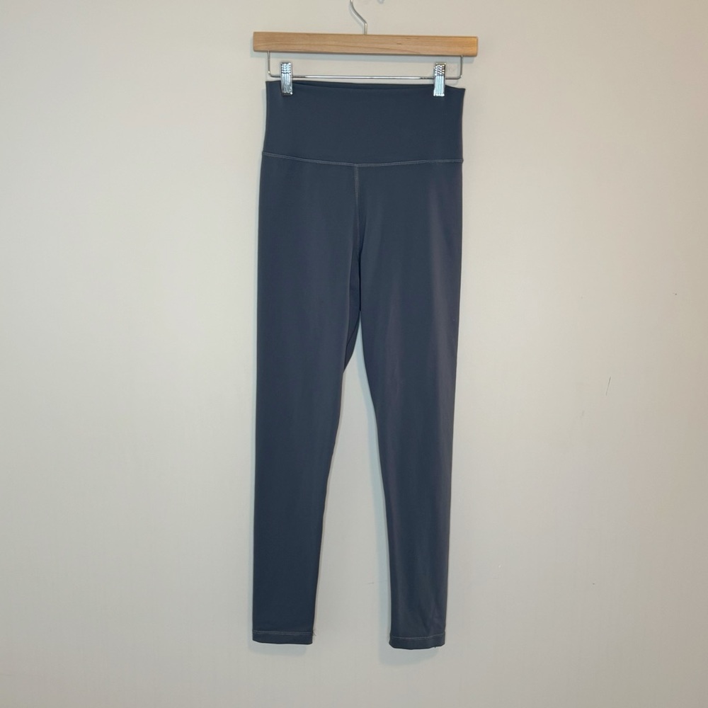 Aritzia TNA TnaLIFE Atmosphere Super Hi-Rise Legging Coal Grey Golden Size M